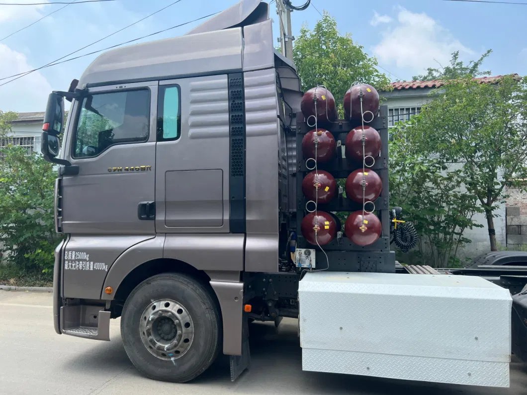 Sinotruck CNG Used 430HP 540 HP Sinotruk HOWO Sitrak T7h Camc CNG Tractor Truck Head 6X4 Used CNG Euro 5 Tractor Trucks