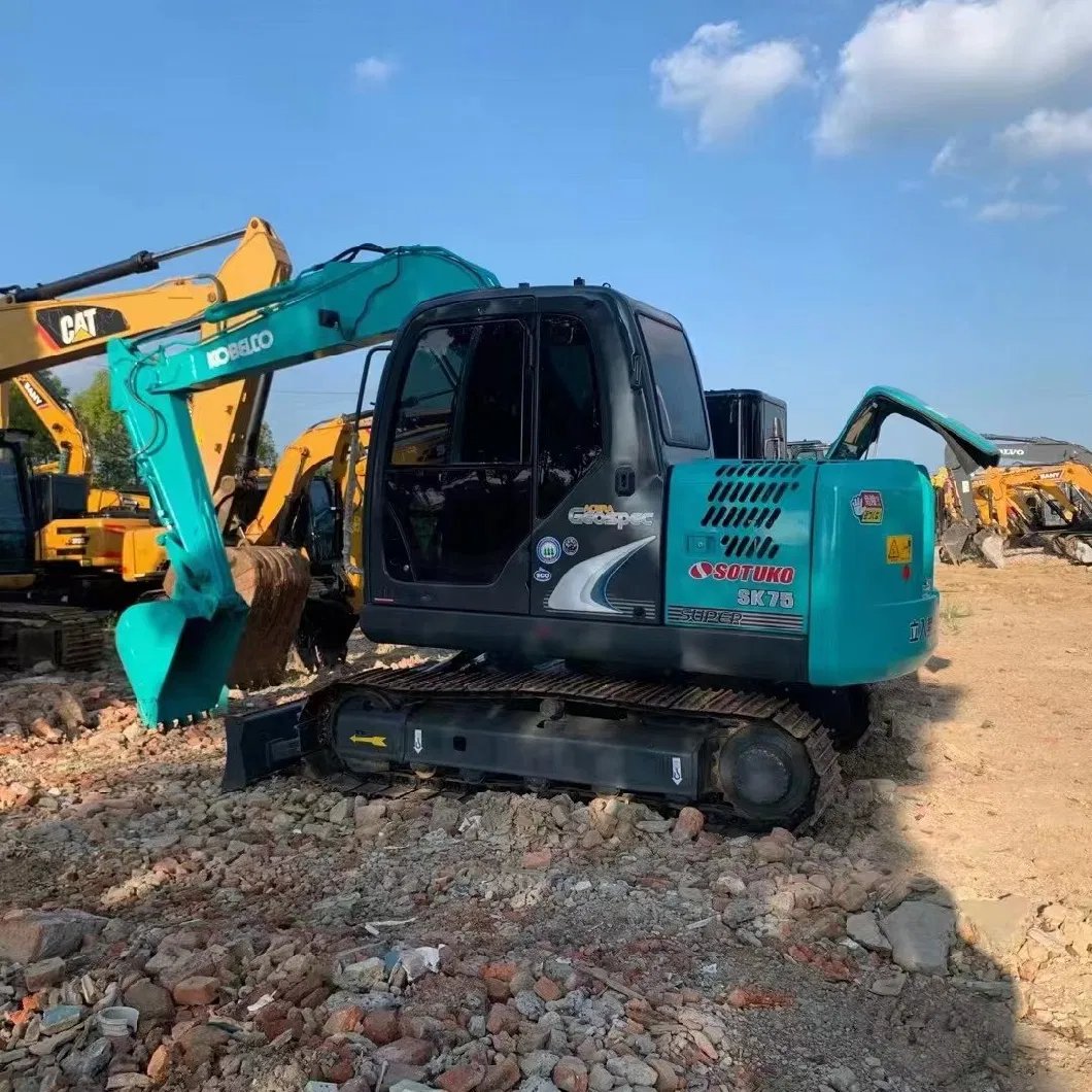 Kobelco Excavator Sk75 Japan Original Used Excavator Cheap Machine