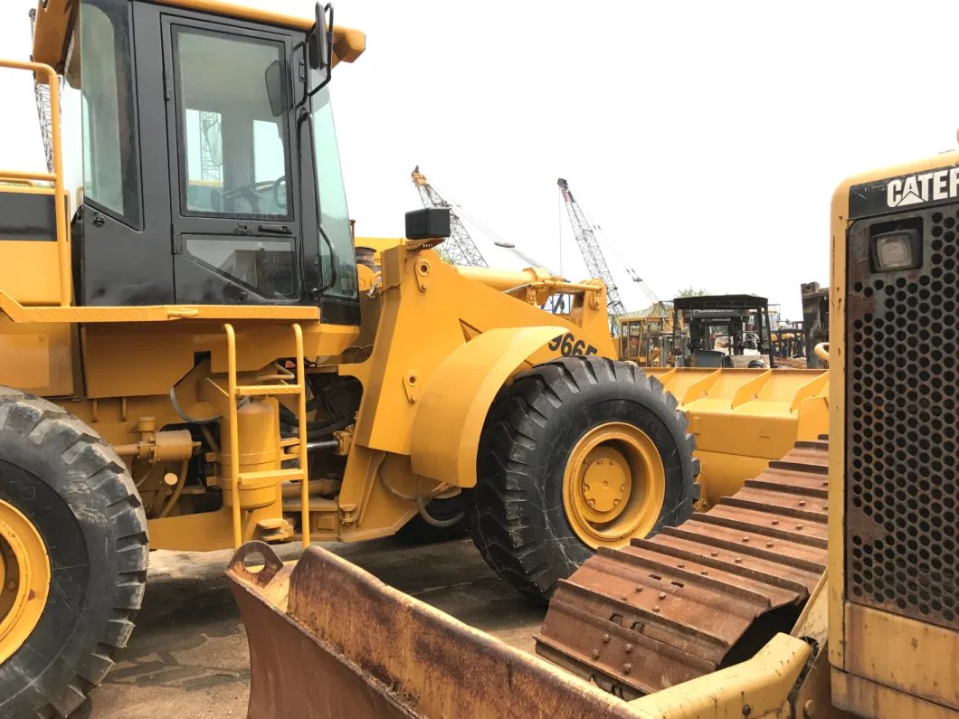 Used Second Hand Japan Original Mini Backhoe Hydraulic Pump Spare Parts Construction Machinery Earth Moving Cat 950g 966f Front Discharging Wheel Loader