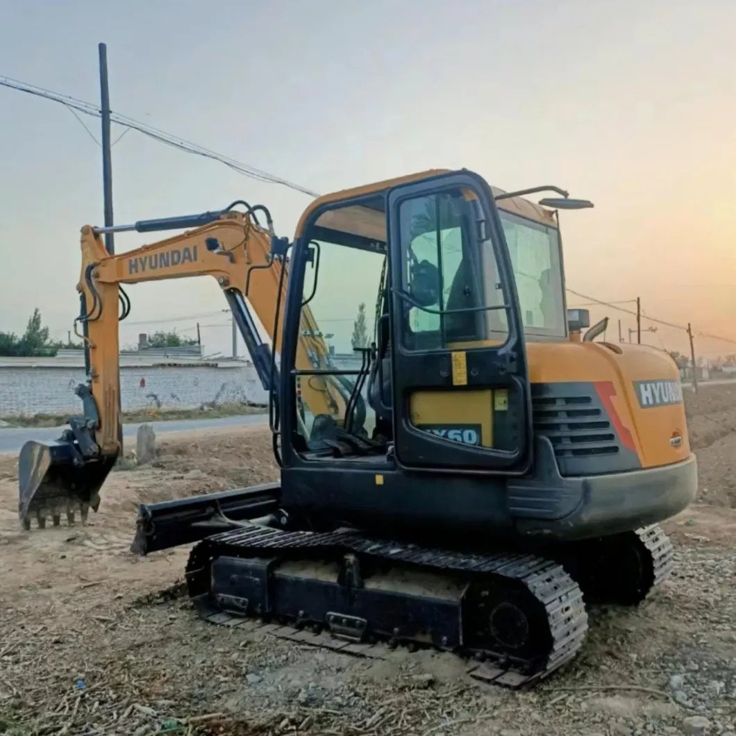 CE High Performance Hyundai 60 Used Excavator for Sale