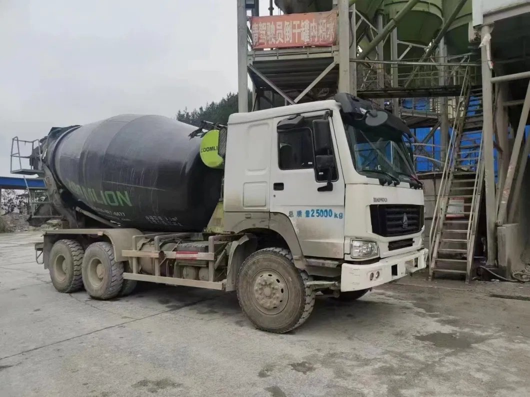 2017 Zoomlion HOWO 12cbm Used Concrete-Mixer Truck Concrete Mixing Plant