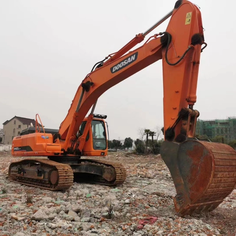 Second-Hand Doosan420 Construction Equipment Crawler Excavator for Sale