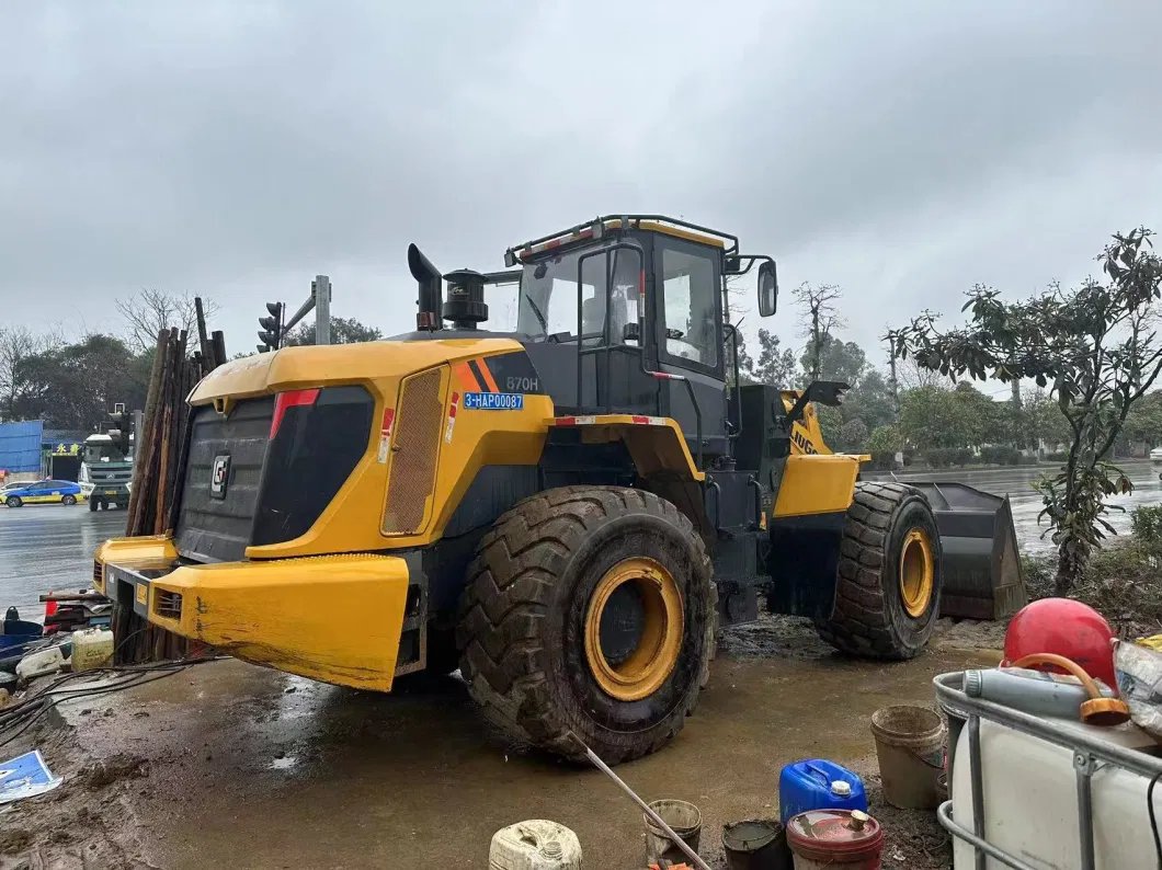Original Liulongclg870h Wheel Loader High Performance Real Car Suitable The Construction Site