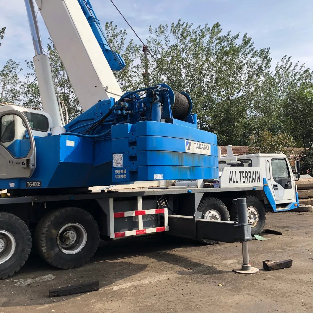 Japan Original Tadano Tg-800e 80 Tons Used All Terrain Crane Very Cheapest Price for Sale