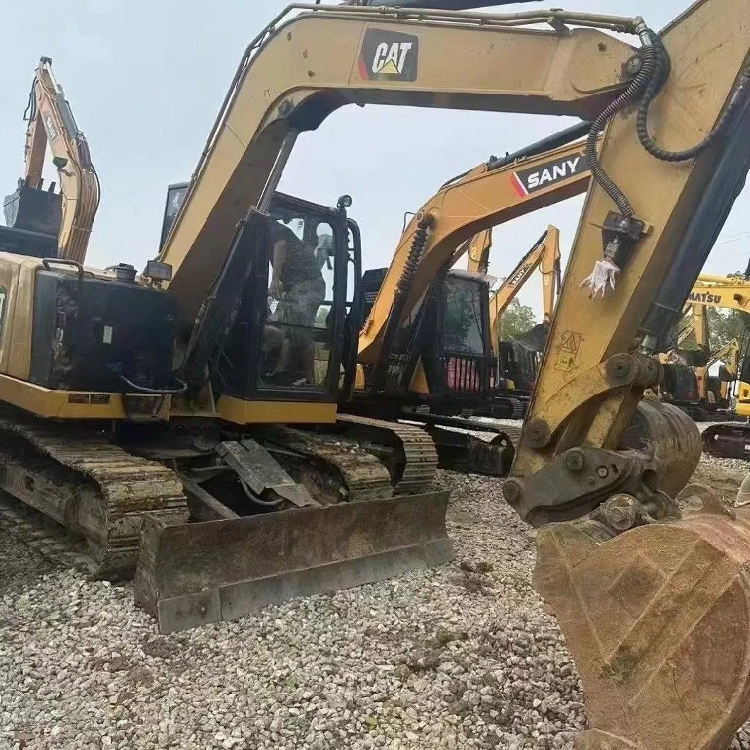 Cat Backhoe Crawler Hydraulic Excavator 307.5 Digger 7.5ton Second Hand Excavator