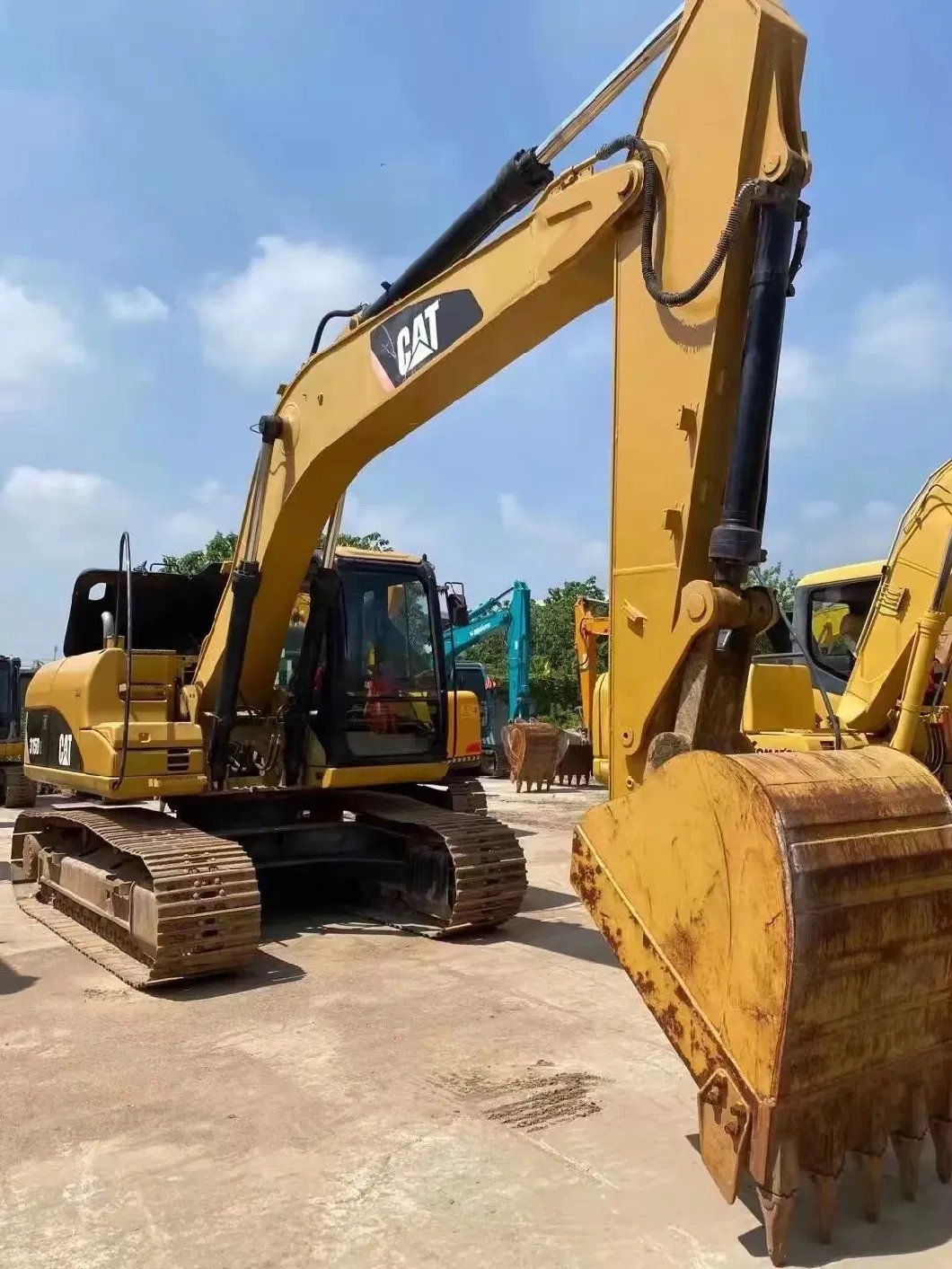 Second-Hand Construction Machinery Crawler Excavator Cat313 Large Used Excavator