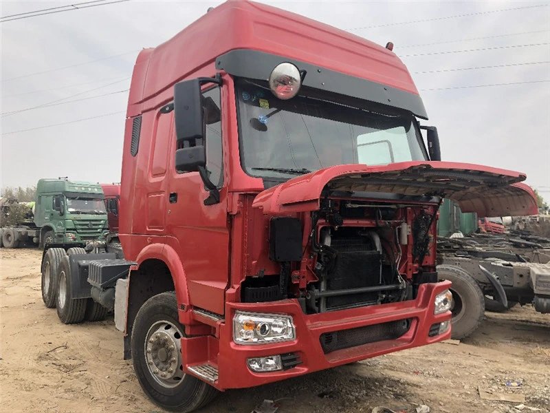Hot Sales HOWO Used CNG Truck 420HP CNG Trailer Head 10 Tyres CNG Tractor Head 6X4 Truck for Uzbekistan Market