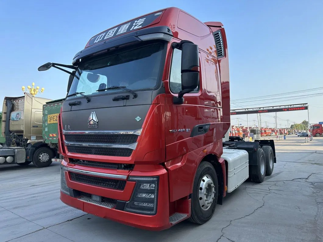 Used HOWO T7h CNG Tractor 430 HP Sold in Uzbekistan Using Howot7h CNG Sold at Low Price